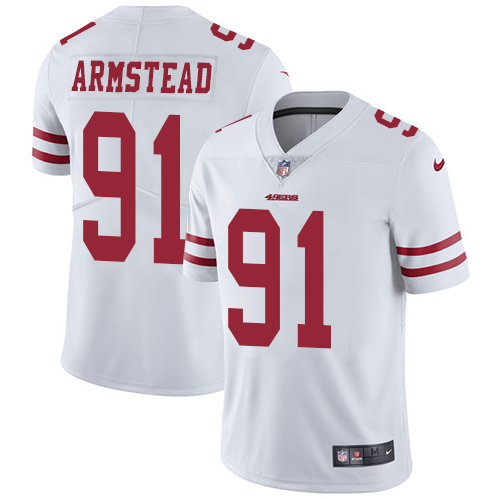 San Francisco 49ers Limited White Men Arik Armstead Road NFL Jersey #91 Vapor Untouchable